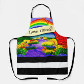 All-over Print Apron Schort (Voorkant)