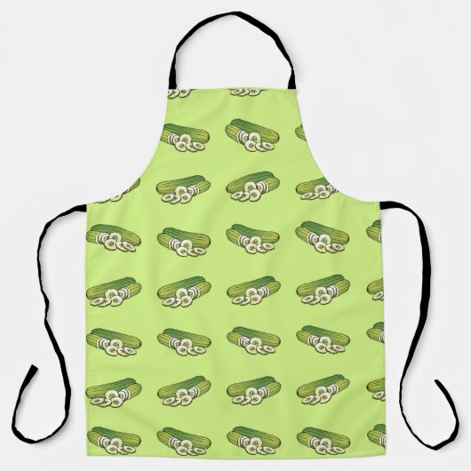 All-over Print Apron Schort (Voorkant)