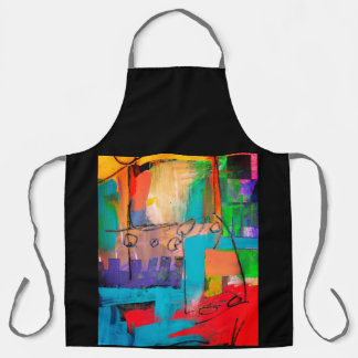 All-over Print Apron Schort