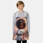All-over Print Apron Schort (Gedragen)