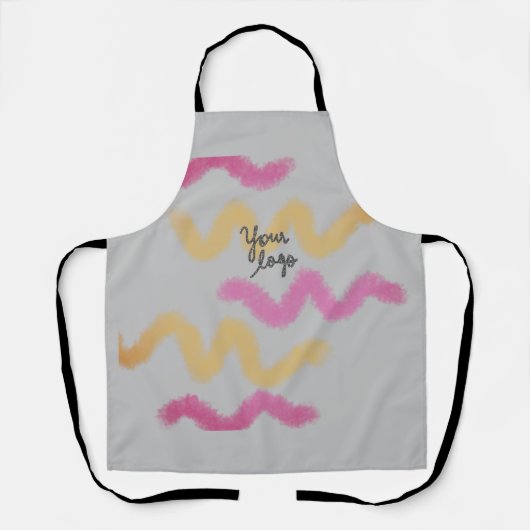 All-over Print Apron Schort (Voorkant)