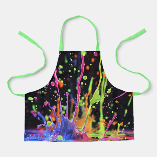 All-over Print Apron Schort (Voorkant)