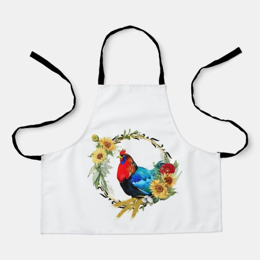 All-over Print Apron Schort (Voorkant)