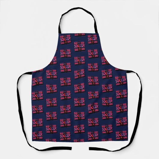 All-over Print Apron Schort (Voorkant)
