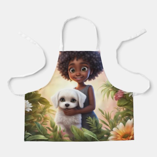 All-over Print Apron Schort (Voorkant)