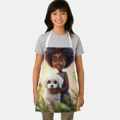 All-over Print Apron Schort (Insitu)