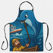 All-over Print Apron Schort (Voorkant)