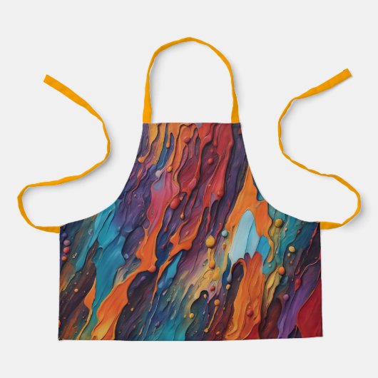 All-over Print Apron Schort (Voorkant)