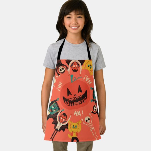 All-over Print Apron Schort (Insitu)