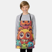 All-over Print Apron Schort (Gedragen)