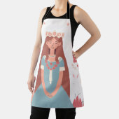 All-over Print Apron Schort (Insitu)