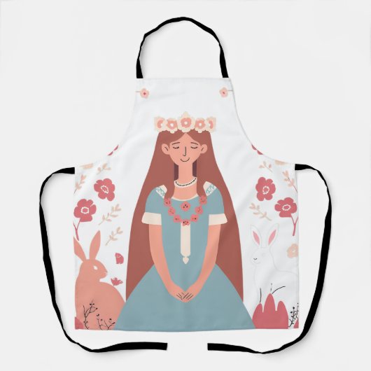 All-over Print Apron Schort (Voorkant)
