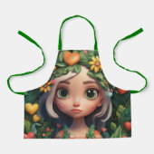 All-over Print Apron Schort (Voorkant)