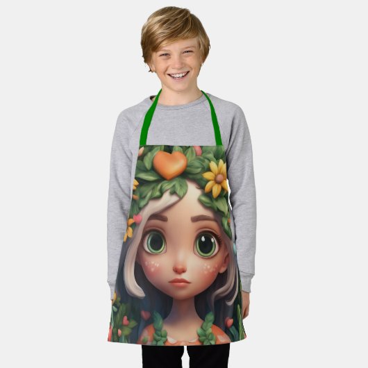 All-over Print Apron Schort (Gedragen)