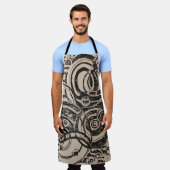 All-over Print Apron Schort (Gedragen)