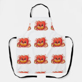 All-Over Print Apron Schort (Voorkant)