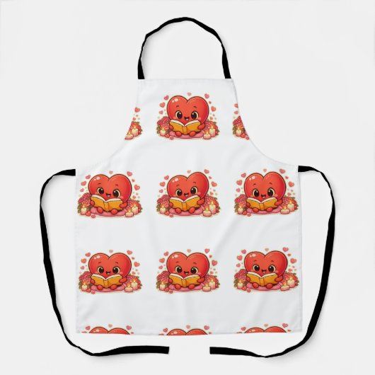 All-Over Print Apron Schort (Voorkant)