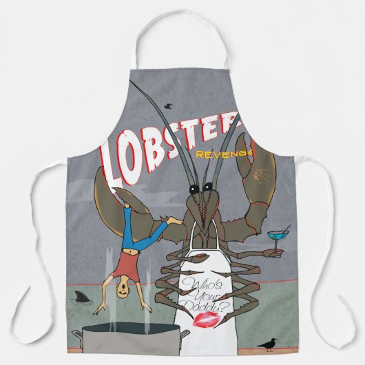 All-over Print Apron Schort (Voorkant)
