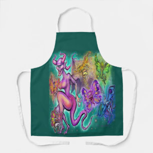All-over Print Apron Schort