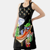 All-over Print Apron Schort (Insitu)