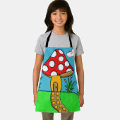 All-Over Print Apron Schort (Insitu)