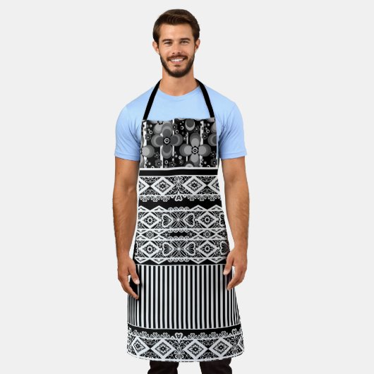 All-over Print Apron Schort (Gedragen)