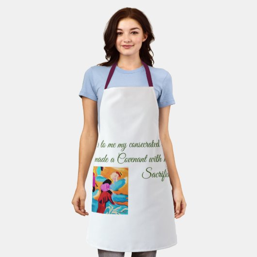 All-over Print Apron Schort (Gedragen)