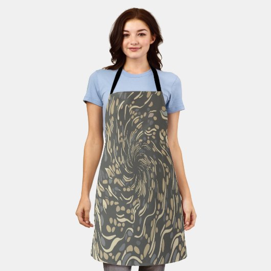 All-over Print Apron Schort (Gedragen)