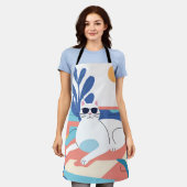 All-over Print Apron Schort (Gedragen)