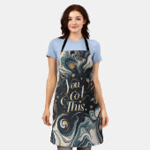 All-over Print Apron Schort (Gedragen)