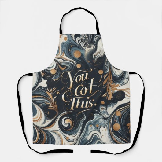 All-over Print Apron Schort (Voorkant)