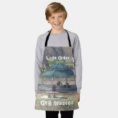 All-over Print Apron Schort (Gedragen)