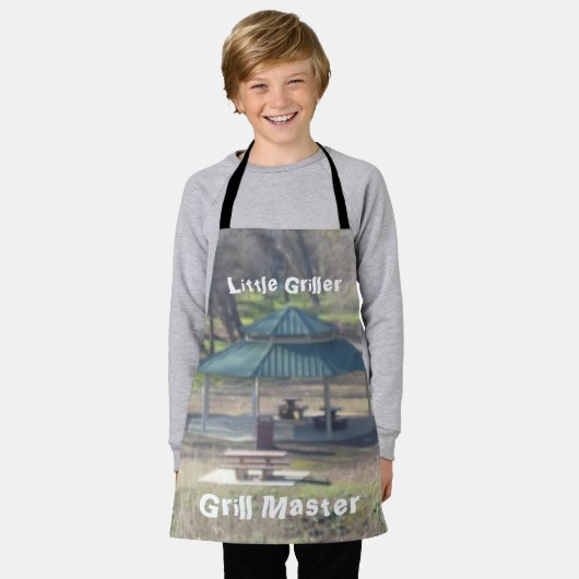 All-over Print Apron Schort (Gedragen)