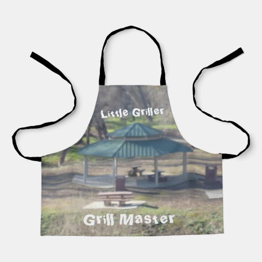 All-over Print Apron Schort (Voorkant)