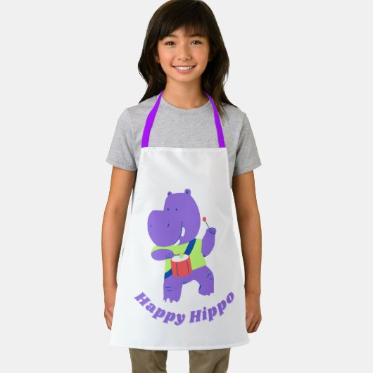 All-over Print Apron Schort (Insitu)