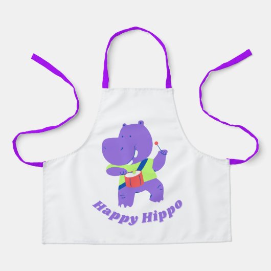 All-over Print Apron Schort (Voorkant)