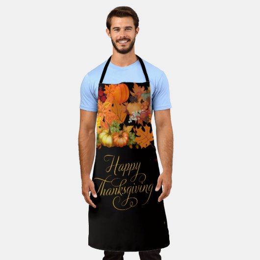 All-Over Print Apron Schort (Gedragen)