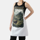 All-over Print Apron Schort (Insitu)