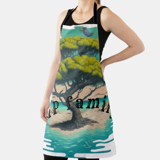 All-over Print Apron Schort (Insitu)