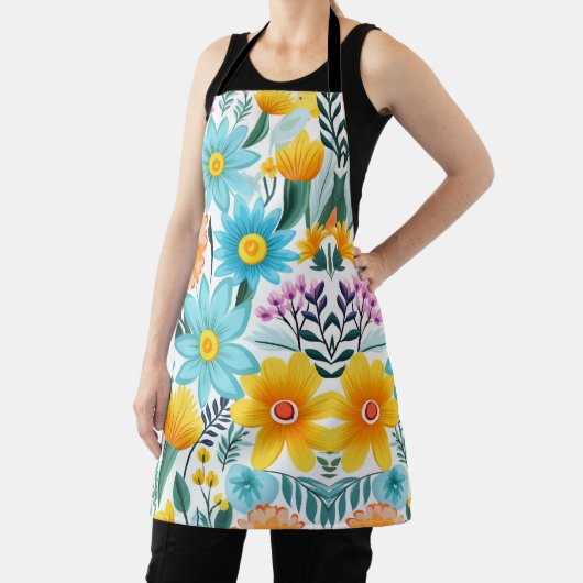 All-over Print Apron Schort (Insitu)