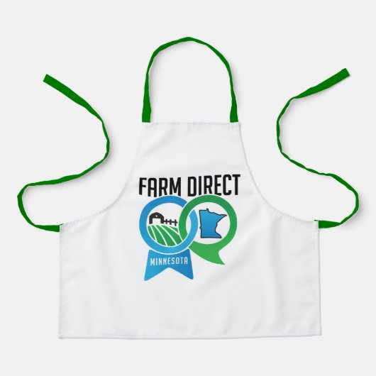 All-over Print Apron Schort (Voorkant)