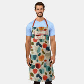 All-Over Print Apron Schort (Gedragen)