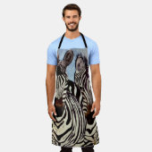 All-over Print Apron Schort (Gedragen)