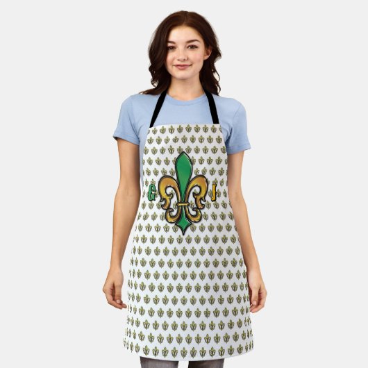 All-over Print Apron Schort (Gedragen)