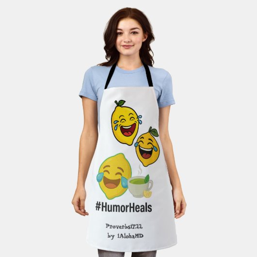 All-over Print Apron Schort (Gedragen)