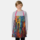 All-over Print Apron Schort (Gedragen)