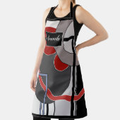 All-over Print Apron Schort (Insitu)