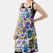 All-over Print Apron Schort (Insitu)