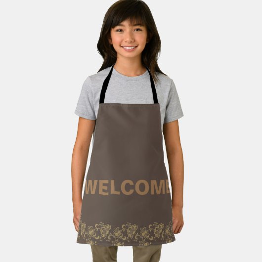 All-over Print Apron Schort (Insitu)