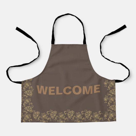 All-over Print Apron Schort (Voorkant)